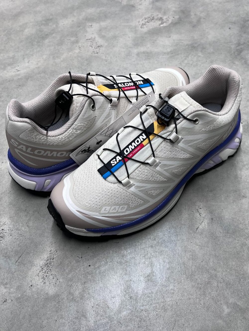Salomon XT-6 Milk Silver Cloud Men's Size 7.5 L475827 - New